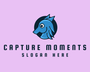 Marine Aquatic Seahorse logo