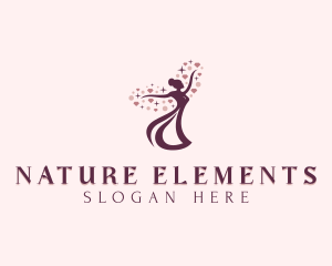 Natural Woman Beauty logo design