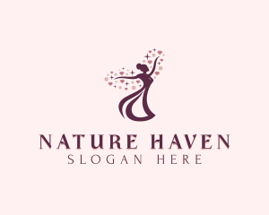 Natural Woman Beauty logo design