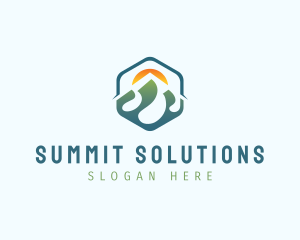 Sunset Nature Summit logo design