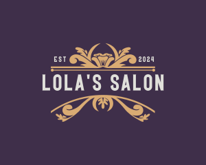 Floral Beauty Salon logo design