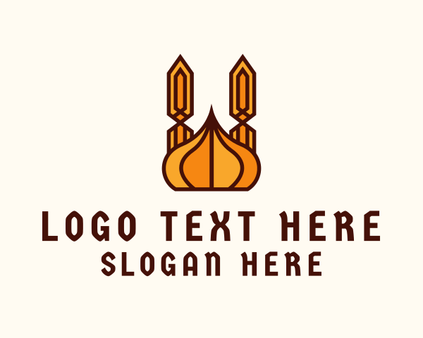 Mosque logo example 4
