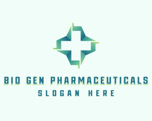 Pharmacy Medical Cross logo design