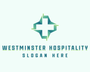 Pharmacy Medical Cross logo design