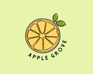 Fresh Orange Slice logo