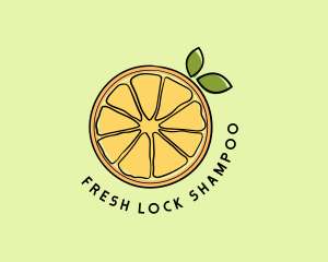 Fresh Orange Slice logo design