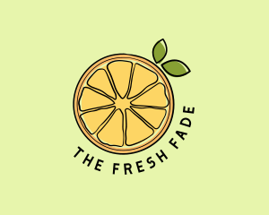 Fresh Orange Slice logo design