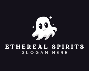 Haunted Ghost Spirit logo design