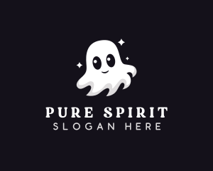 Haunted Ghost Spirit logo design