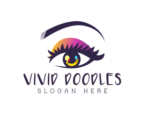 Eyes Cosmetic Beauty logo design