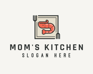 Shrimp Fork Kitchen logo design