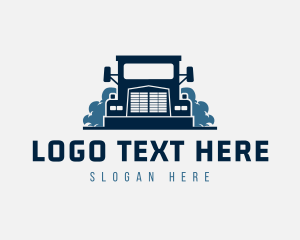 Logistics Transport Truck logo