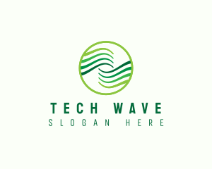 Creative Startup Wave logo design