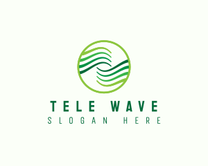 Creative Startup Wave logo design