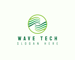 Creative Startup Wave logo design