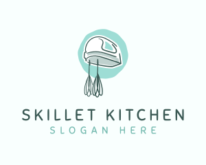 Hand Mixer Baking Tool logo design