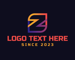 Modern Media Letter Z logo