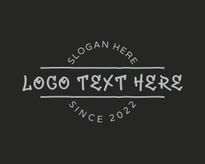 Circle Handwritten Business logo