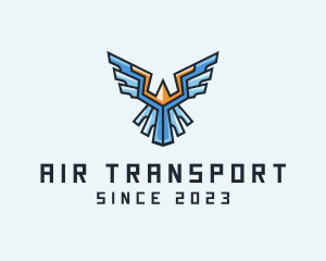 Mechanical Flying Bird   logo design