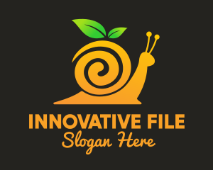 Snail Orange Juice Logo