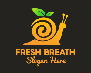 Snail Orange Juice logo design