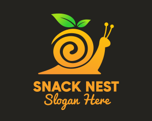 Snail Orange Juice logo design