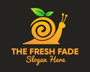 Snail Orange Juice logo design