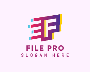 Speedy Letter F Motion logo design