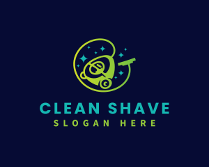 Vacuum Cleaning Housekeeping logo design