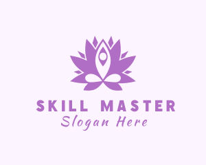 Flower Yoga Instructor logo design