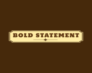 Bold Western Sheriff logo design