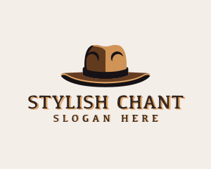 Stylish Trilby Hat logo design