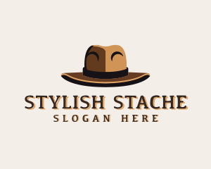 Stylish Trilby Hat logo design