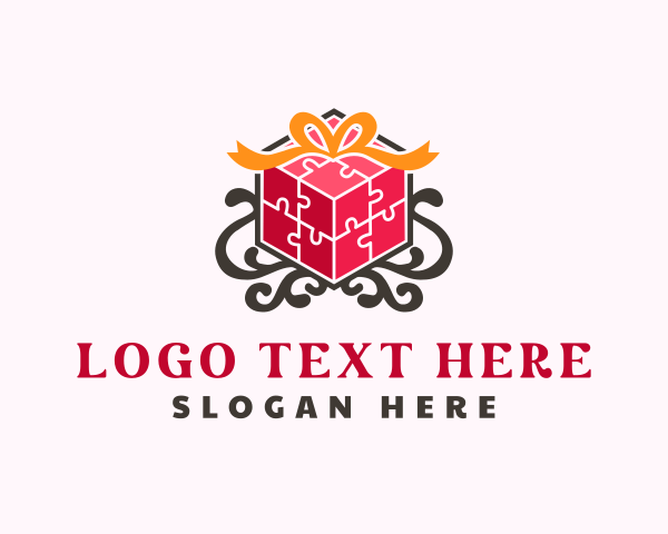 Gift Wrapping logo example 3