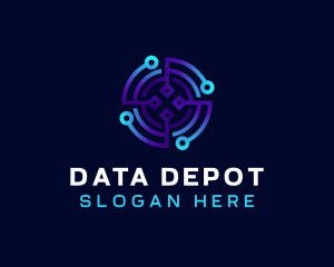 Digital Data Technology logo design