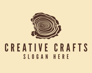 Wood Timber Craft logo design