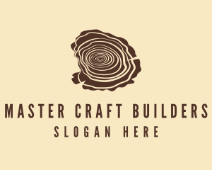 Wood Timber Craft logo design