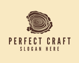 Wood Timber Craft logo design