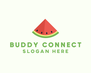 Fresh Watermelon Fruit logo design