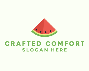 Fresh Watermelon Fruit logo design