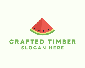 Fresh Watermelon Fruit logo design