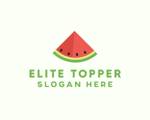 Fresh Watermelon Fruit logo design