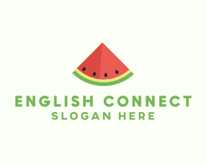 Fresh Watermelon Fruit logo design