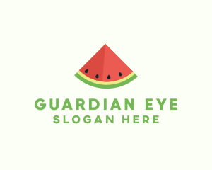 Fresh Watermelon Fruit logo design