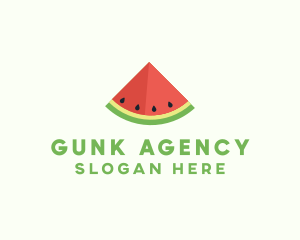 Fresh Watermelon Fruit logo design