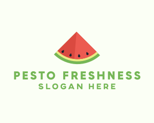 Fresh Watermelon Fruit logo design