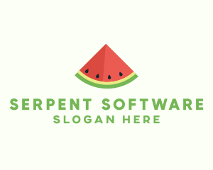 Fresh Watermelon Fruit logo design