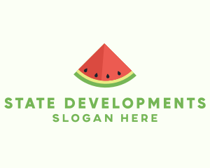 Fresh Watermelon Fruit logo design