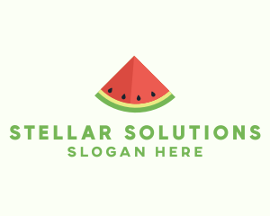 Fresh Watermelon Fruit logo design