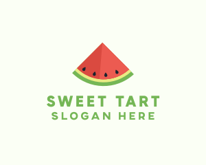 Fresh Watermelon Fruit logo design